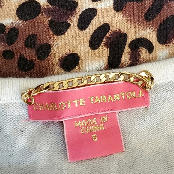 Charlotte Tarantola NWT Nordstrom Animal Leopard Print Stretch Dress W/ Belt Sm - Picture 2 of 8